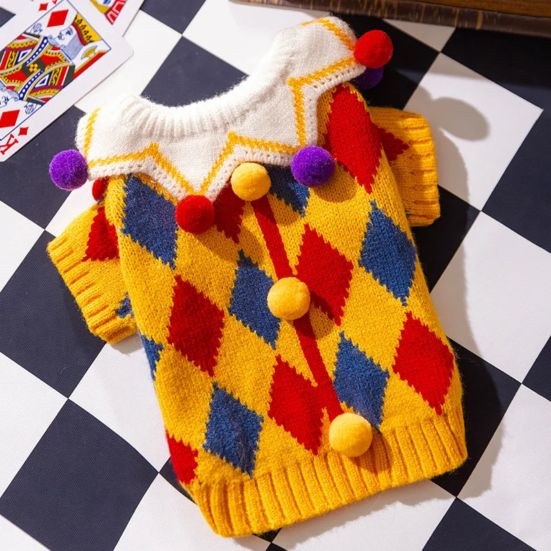 Letter Dog Sweater