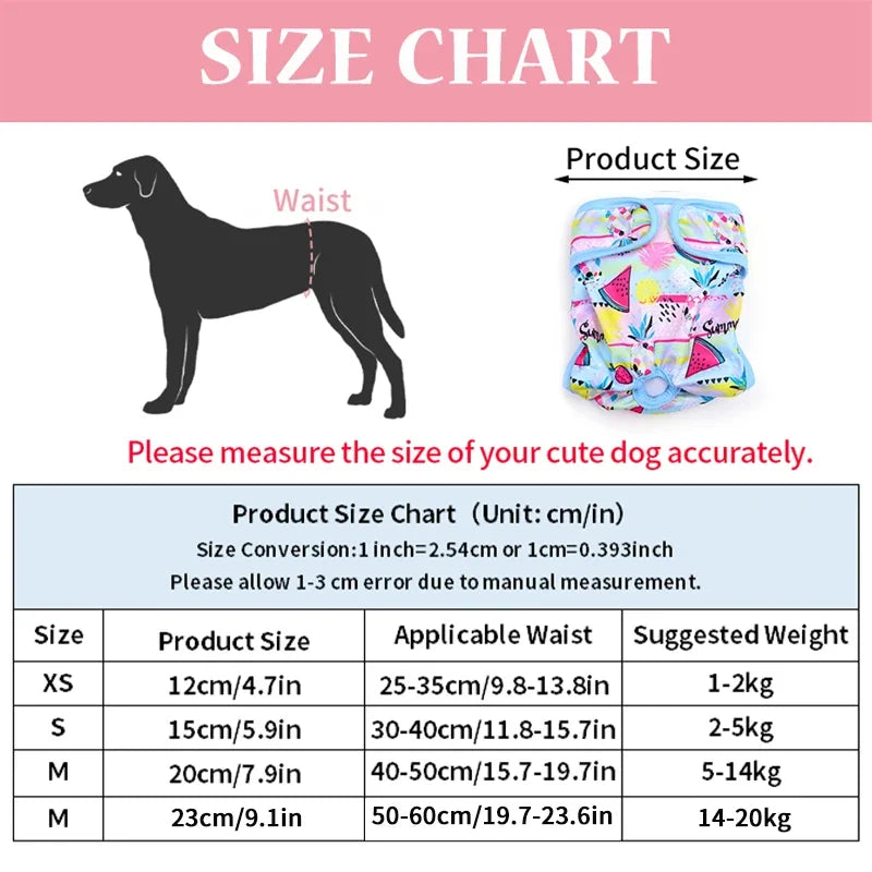 Washable Female Dog Diapers