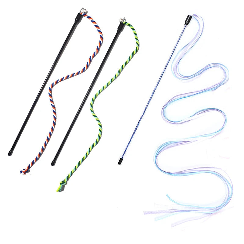 Interactive Cat Teaser Wand Toy