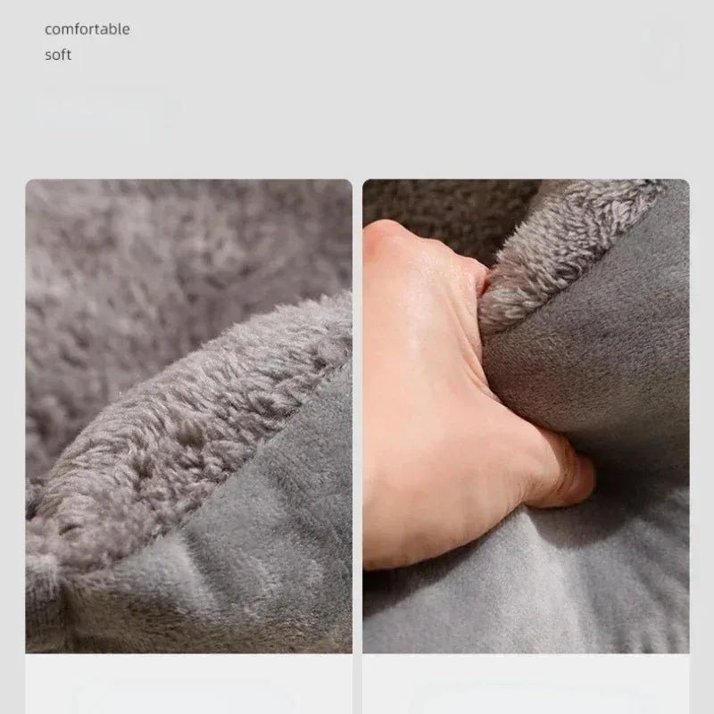 Cozy Plush Cat & Dog Bed