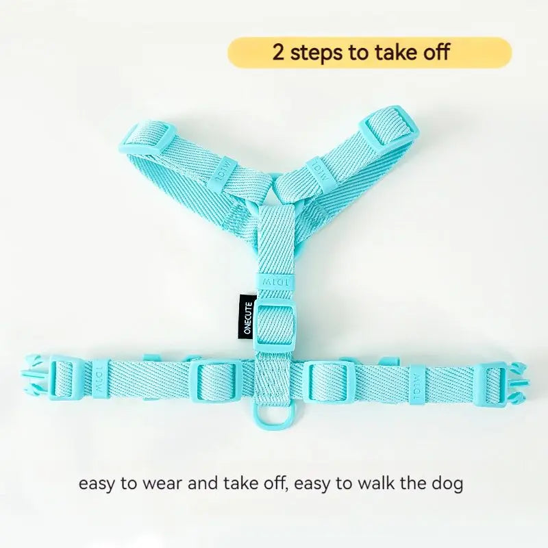 Reflective Adjustable Dog Harness, Collar & Leash Set