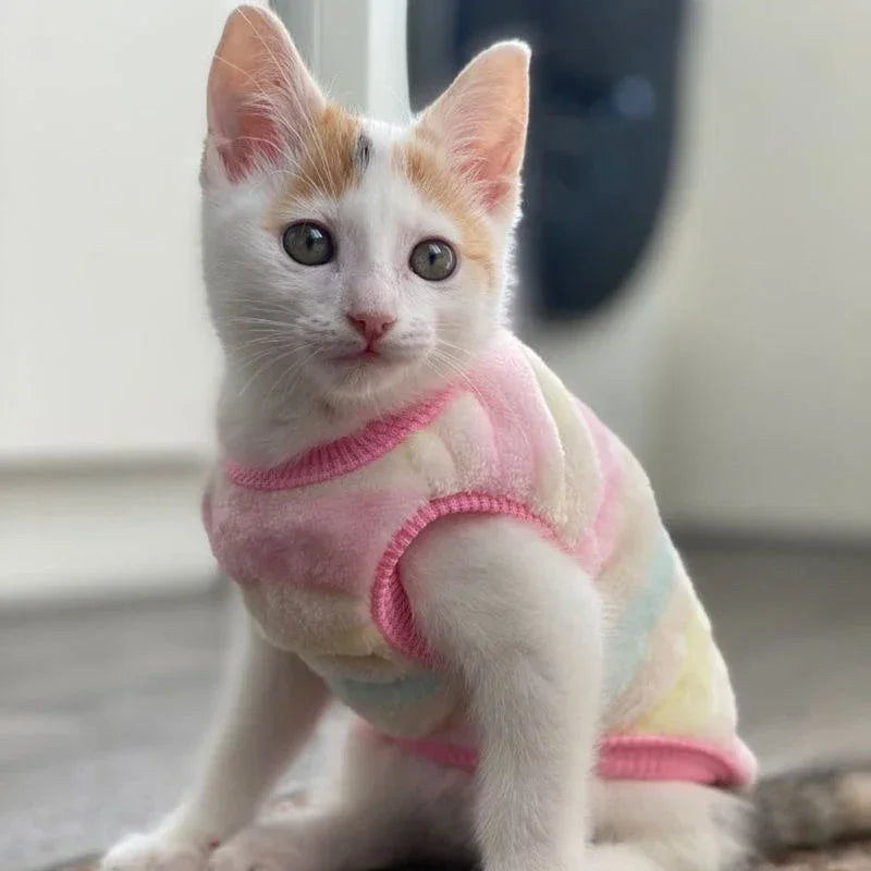 Cartoon Fleece Pet Vest