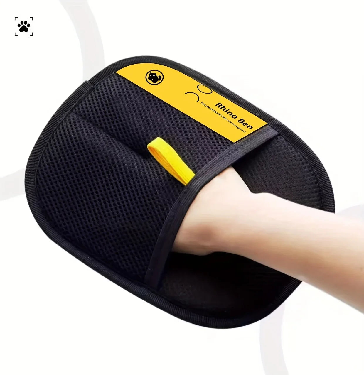 Static Pet Hair Removal Grooming Gloves