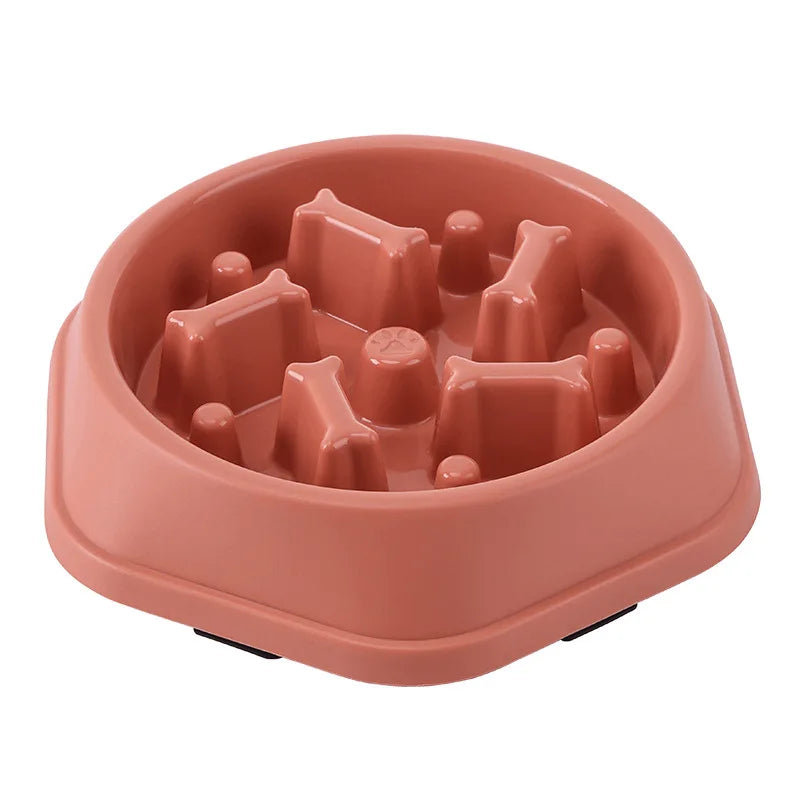 Non-Slip Slow Feeder Bowl for Dogs & Cats