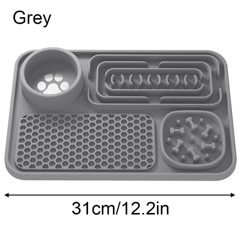 Silicone Slow Feeder & Lick Mat with Suction cups