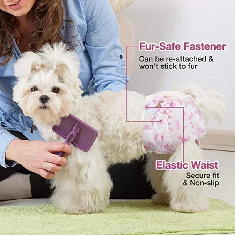 10-Pack Disposable Pet Diapers for Dogs & Cats