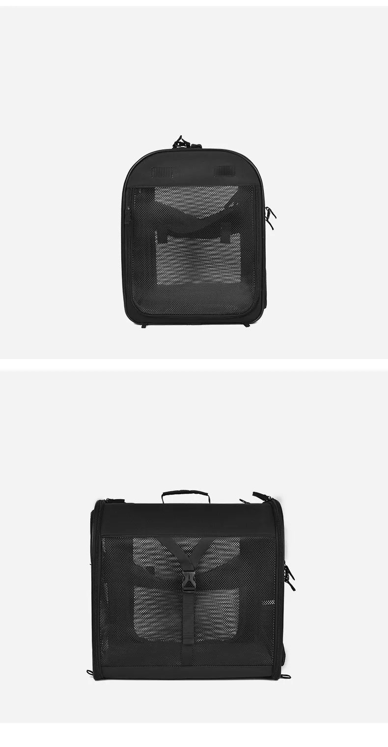 2-in-1 Foldable Double Pet Carrier