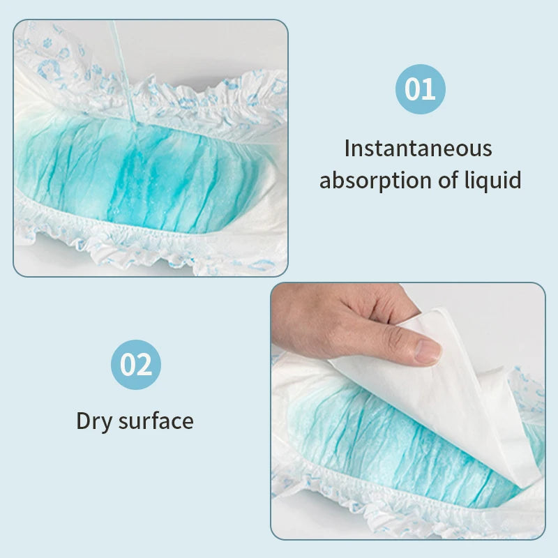10-Pack Disposable Pet Diapers for Dogs & Cats