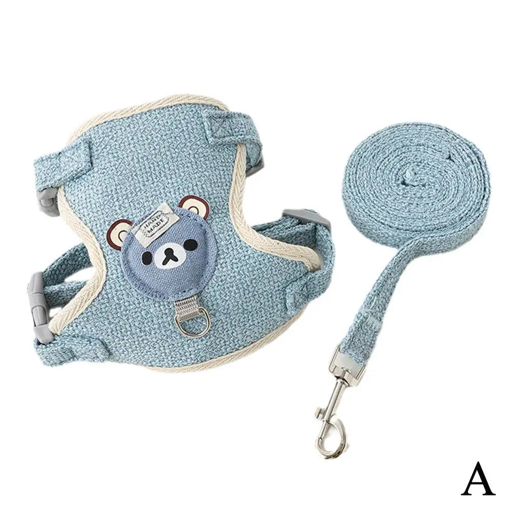 Breathable Adjustable Pet Vest Harness & Leash