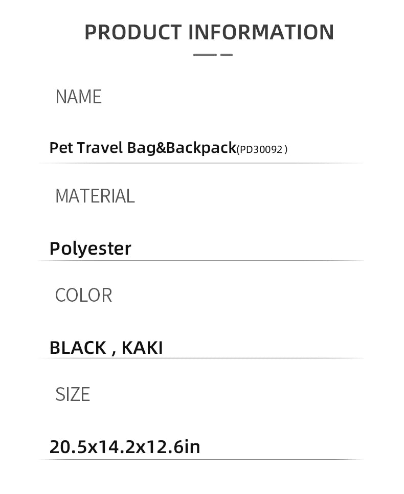 2-in-1 Pet Carrier Backpack & Tote Bag