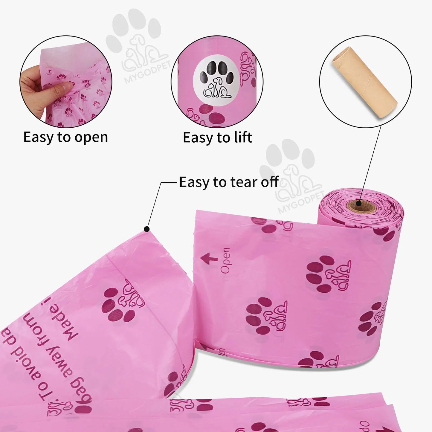 Biodegradable Dog Poop Bags with Dispenser (150 Count)