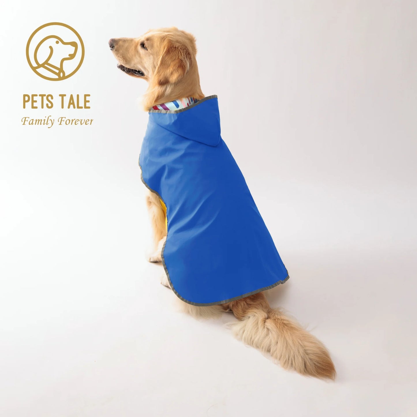 Double-Layer Reversible Dog Raincoat