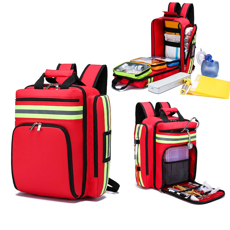 Large Capacity Emergency First Aid Backpack