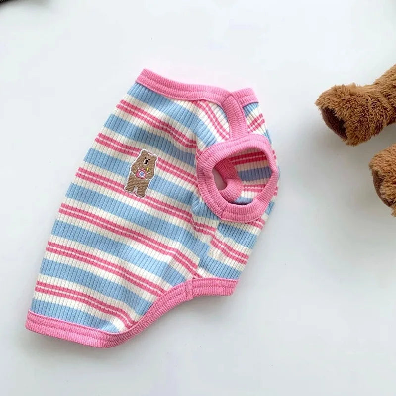 Striped Dog Vest
