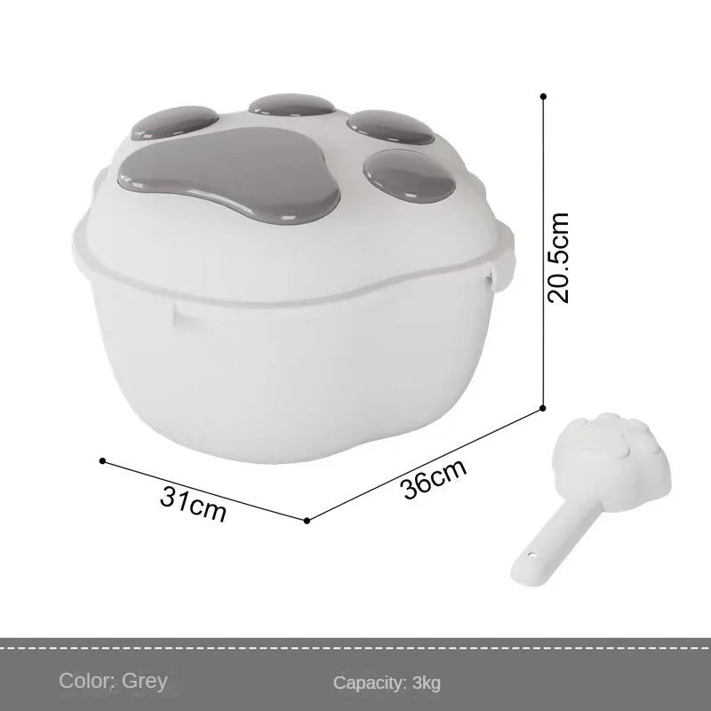 Large Airtight Pet Food Storage Bucket