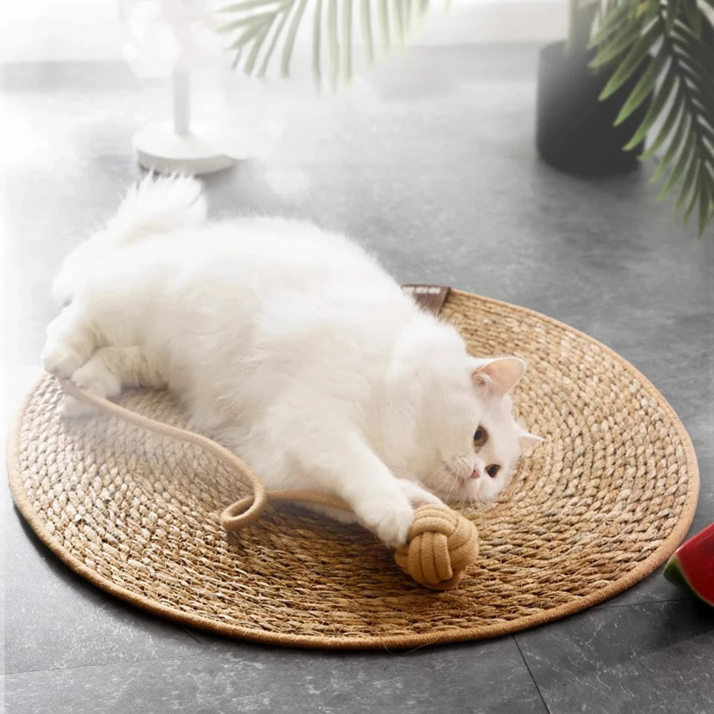 Rattan Cat Scratching Mat & Furniture Protector
