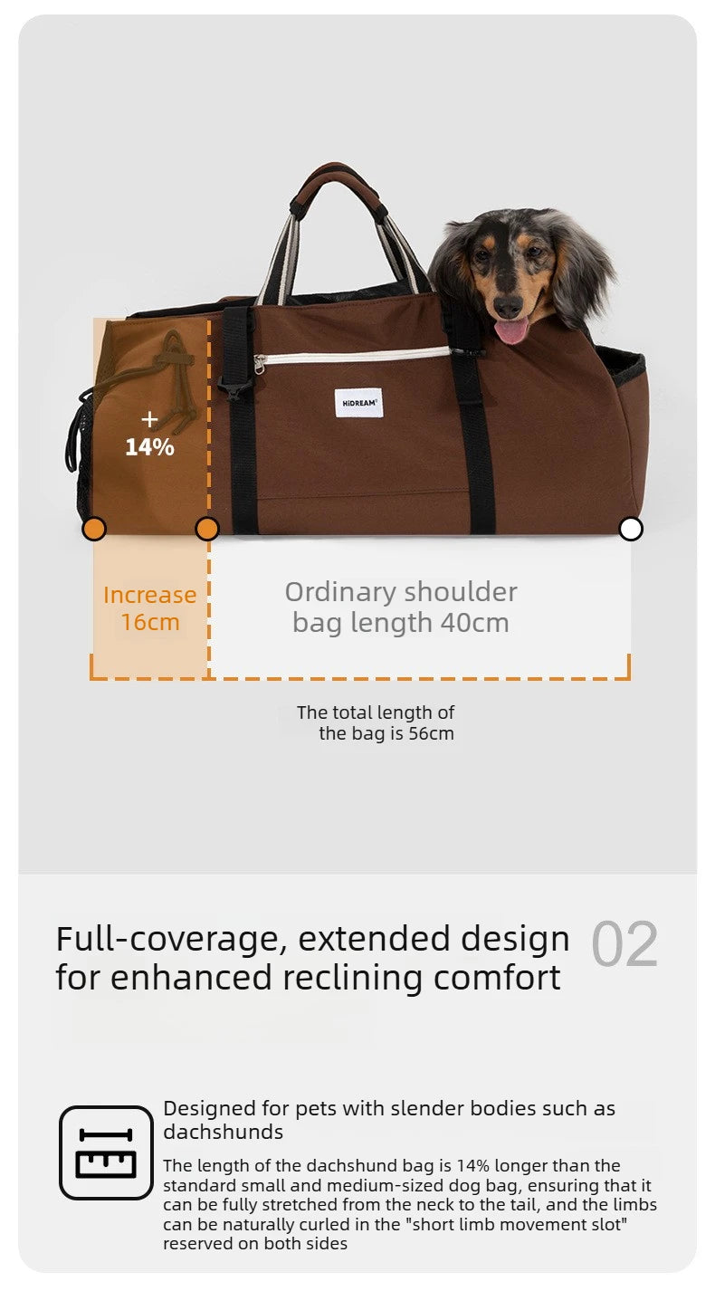 Nylon Dachshund Carrier Backpack