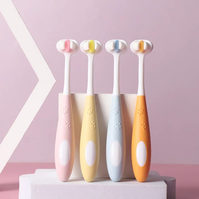 3-Sided Soft Pet Toothbrush