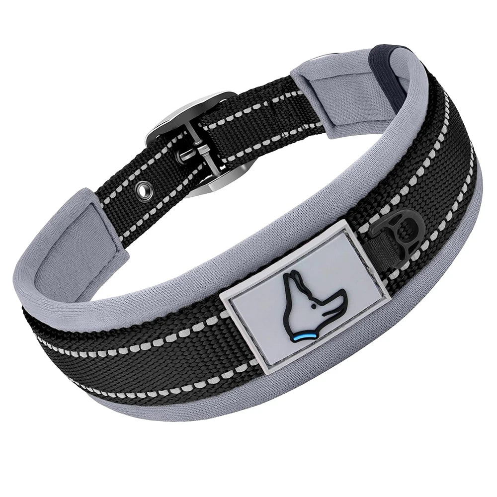 Reflective Padded Heavy-Duty Dog Collar