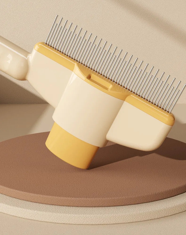 Self-Cleaning Pet Grooming Brush