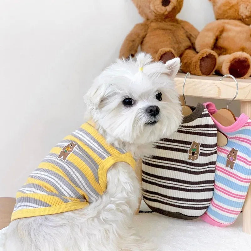 Striped Dog Vest