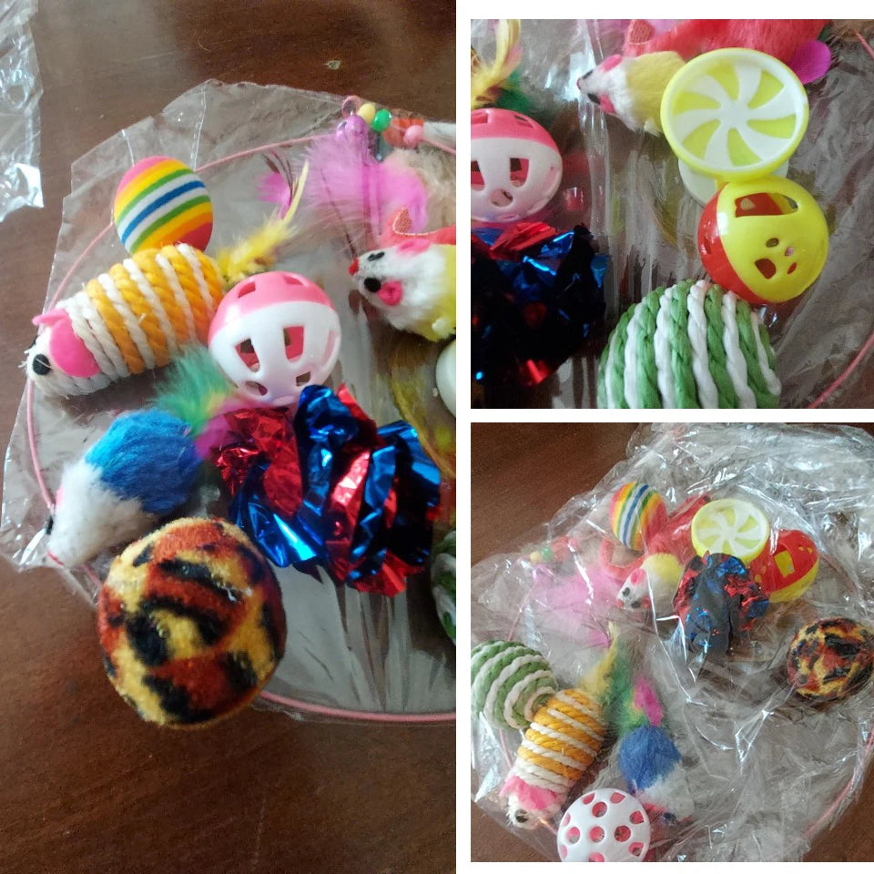 20-Piece Interactive Cat Toy Variety Set