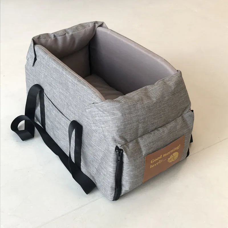 Portable Console Booster Car Seat & Carrier for Small Pets