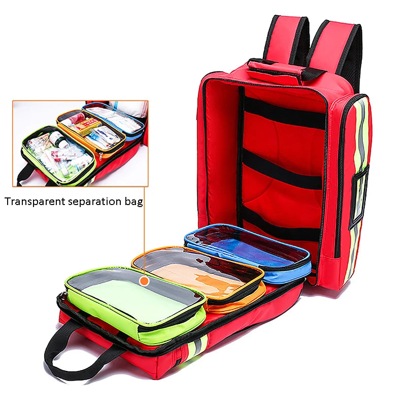 Large Capacity Emergency First Aid Backpack