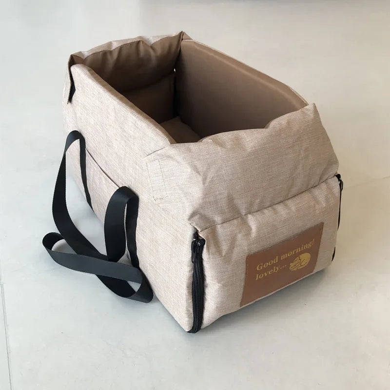 Portable Console Booster Car Seat & Carrier for Small Pets