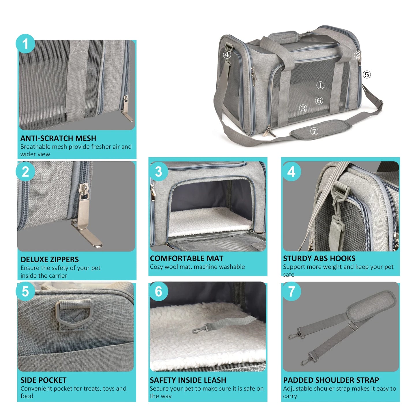 Airline-Approved Pet Carrier Backpack