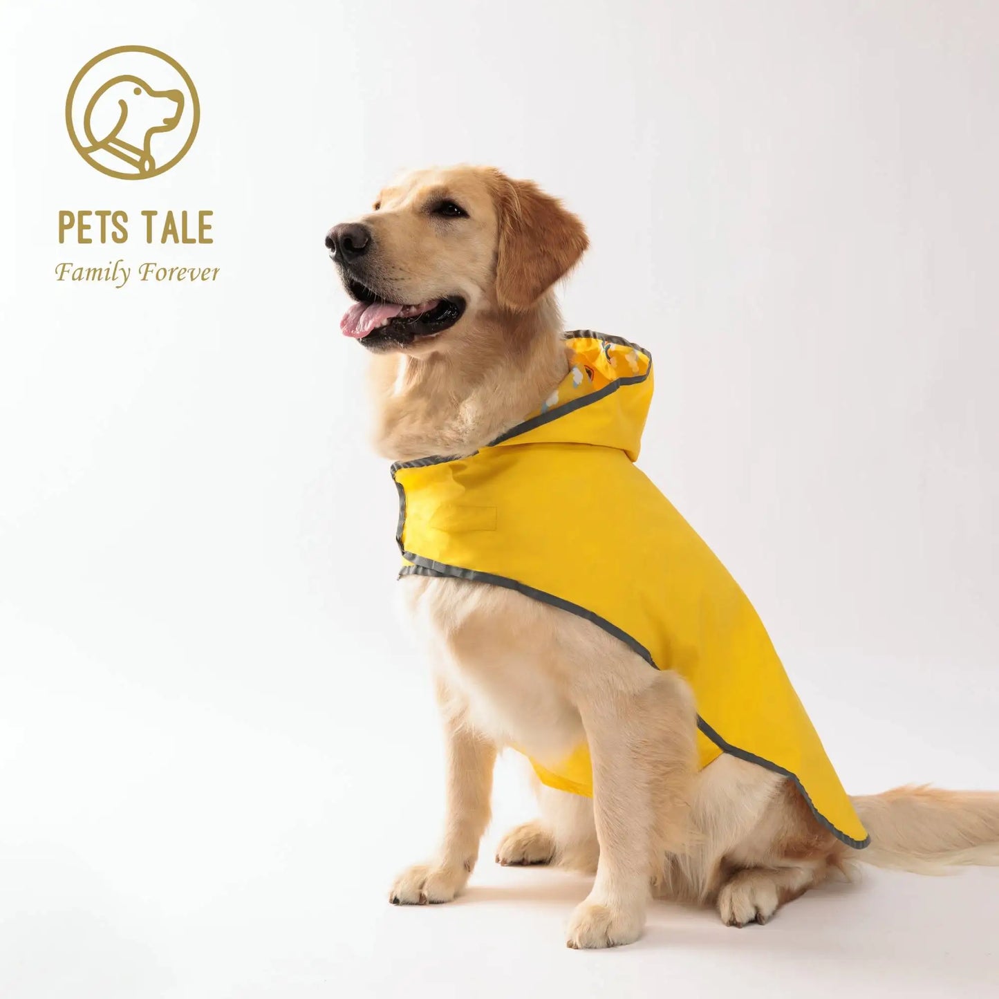 Double-Layer Reversible Dog Raincoat