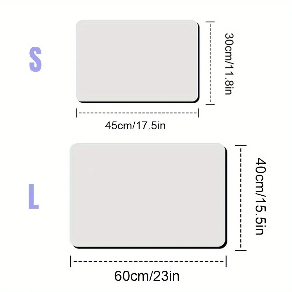 Cute Waterproof Non-Slip Pet Feeding Mat
