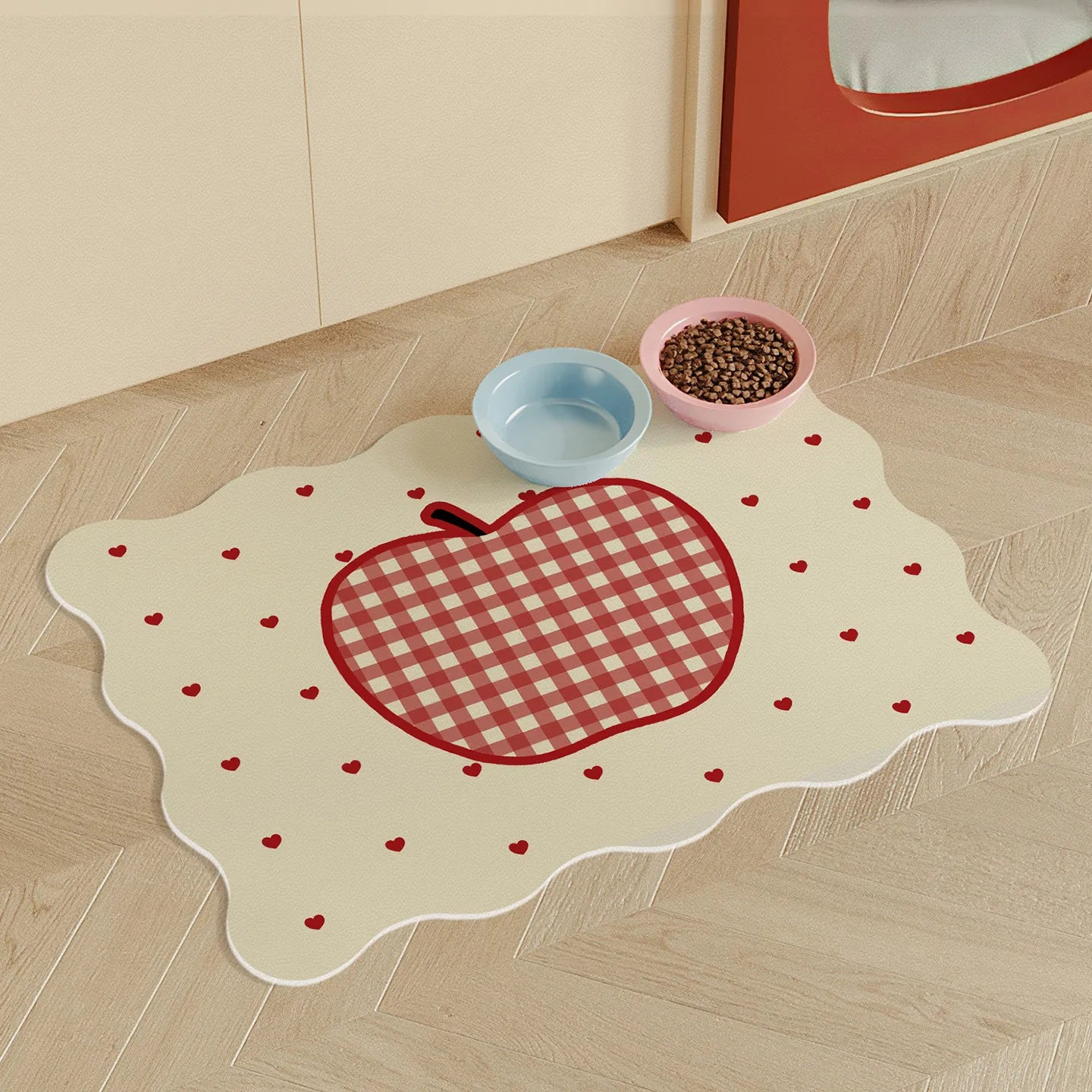 Cute Waterproof Non-Slip Pet Feeding Mat