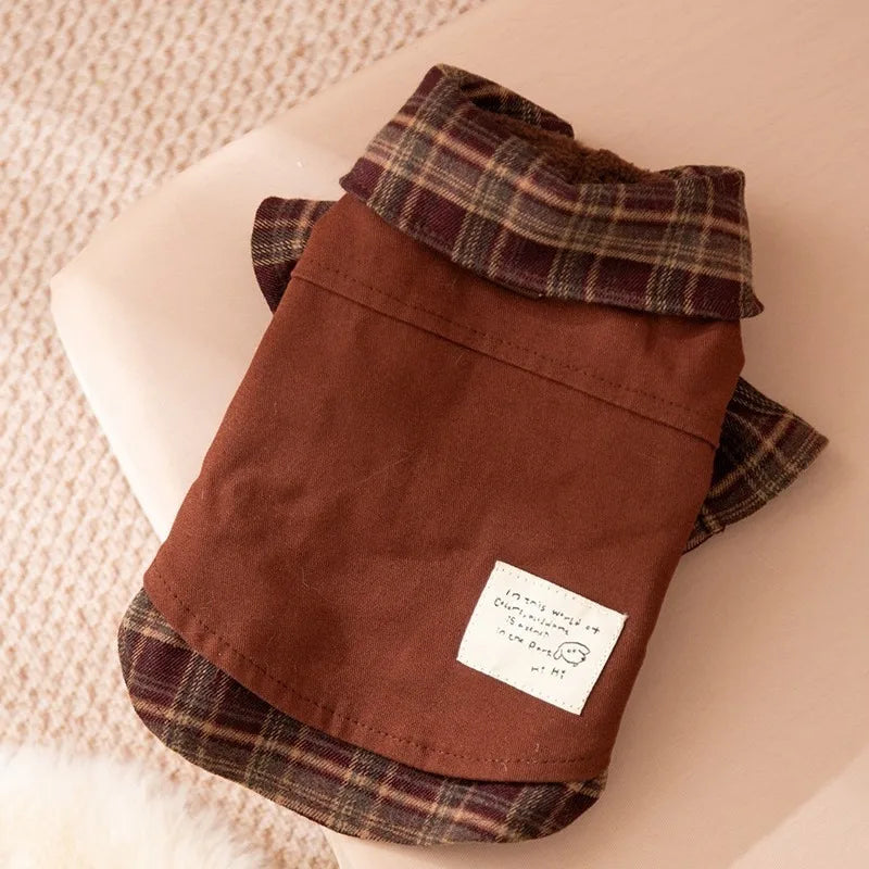 Plaid Pet Outfit