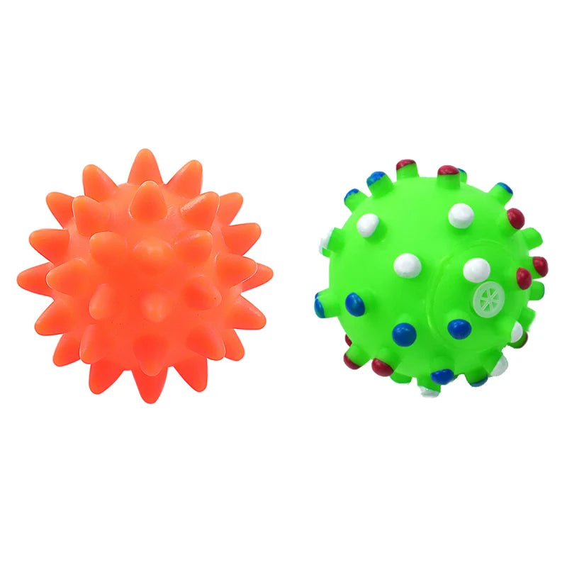 Squeaky Rubber Dog Ball Toy