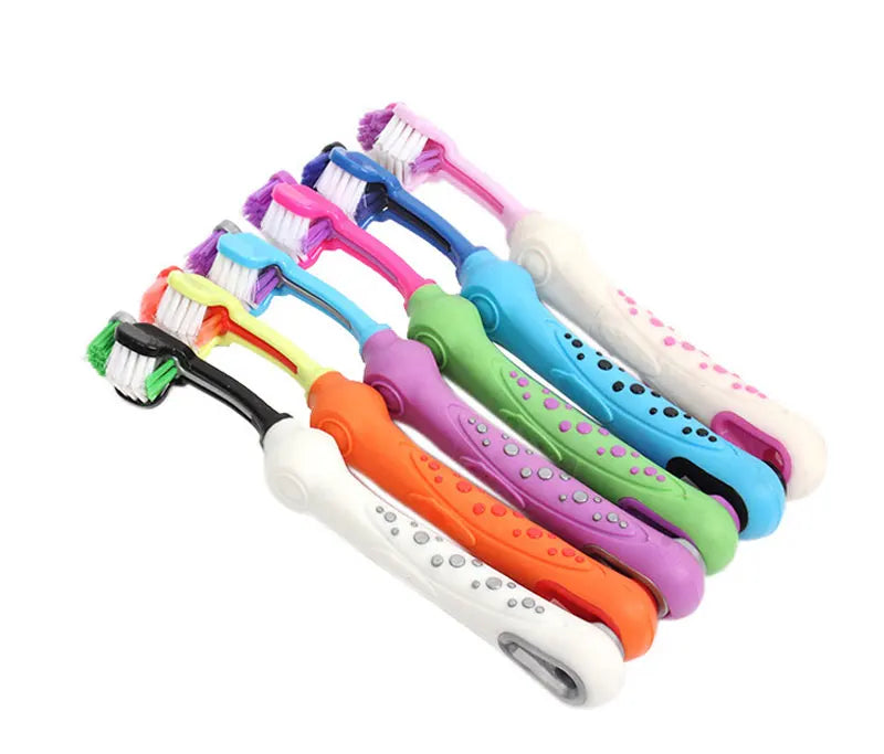 3-Sided Pet Toothbrush