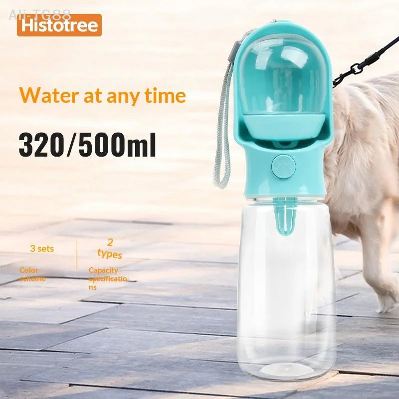 2-in-1 Pet Water Bottle & Food Dispenser