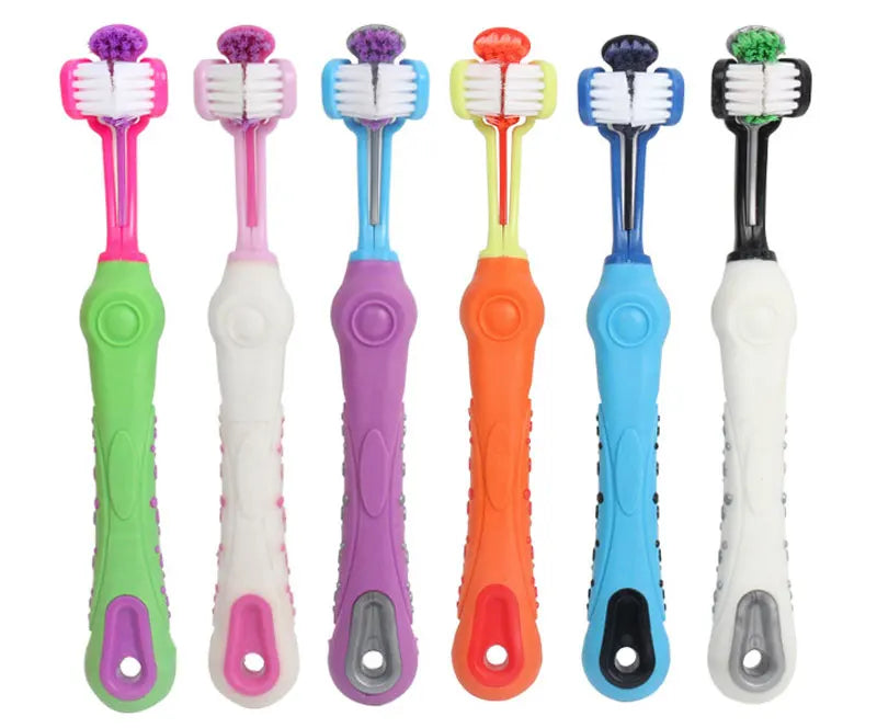 3-Sided Pet Toothbrush