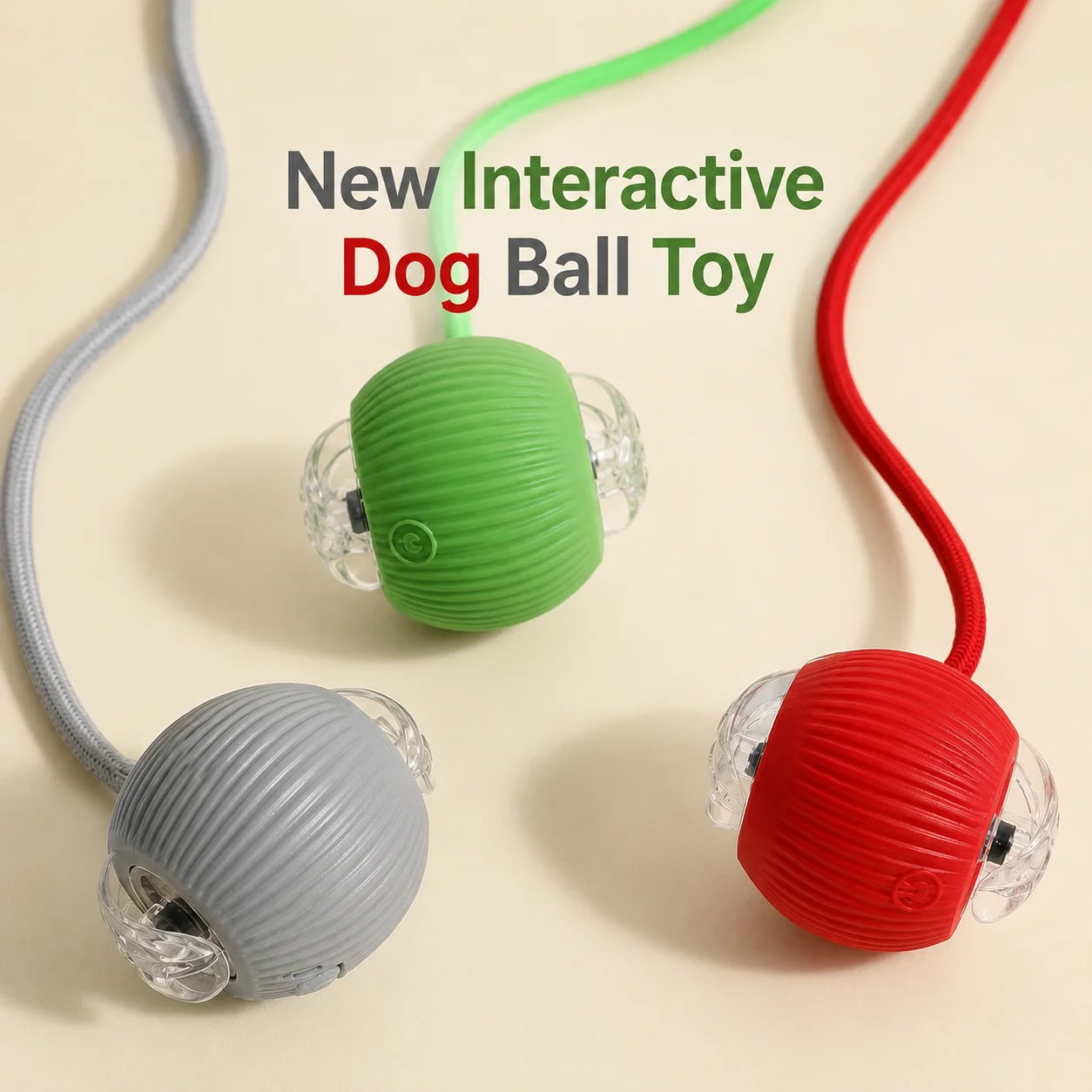 Automatic Rechargeable Interactive Dog Ball Toy