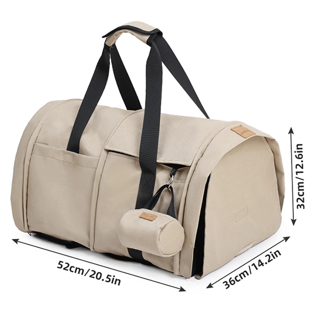2-in-1 Pet Carrier Backpack & Tote Bag