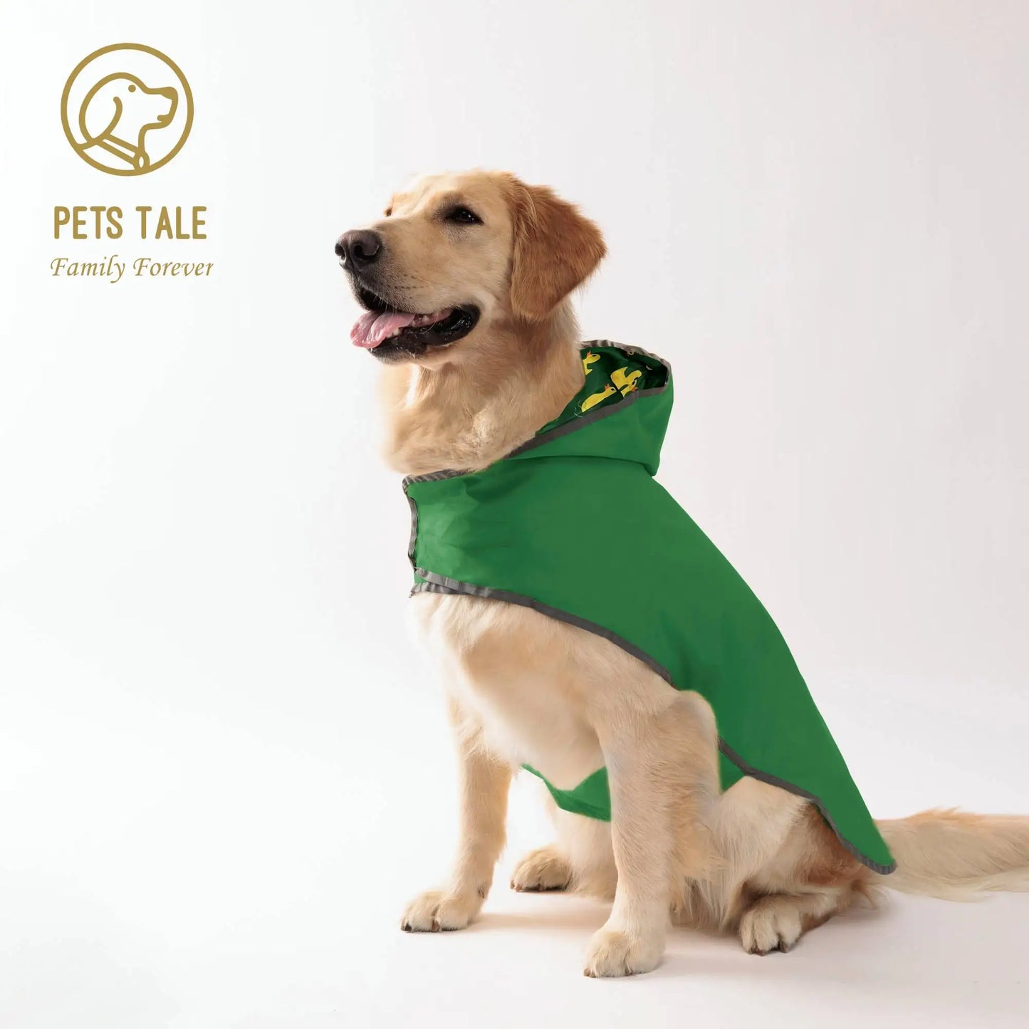 Double-Layer Reversible Dog Raincoat