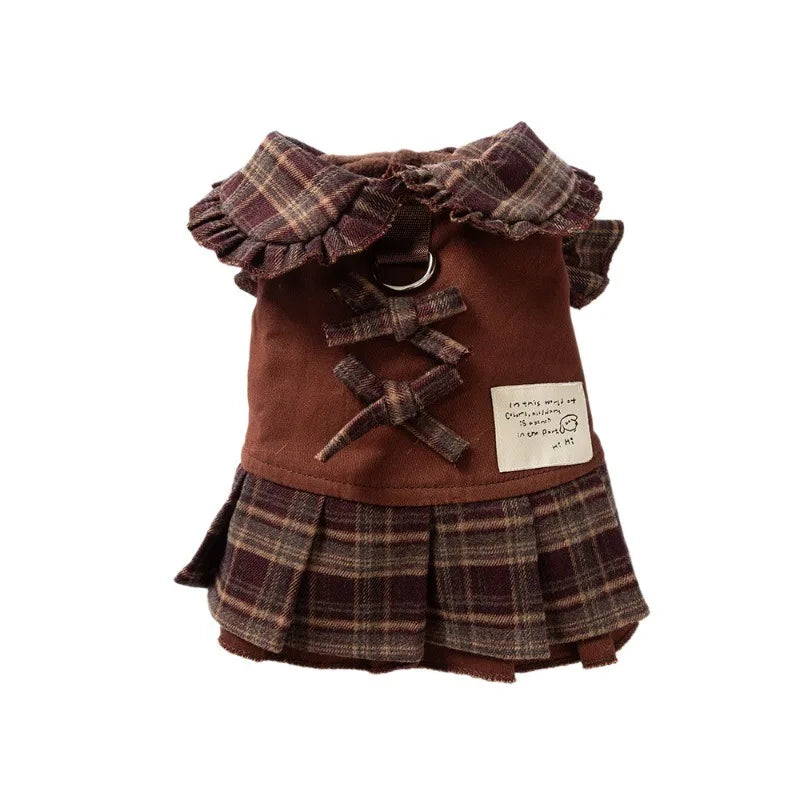 Plaid Pet Outfit
