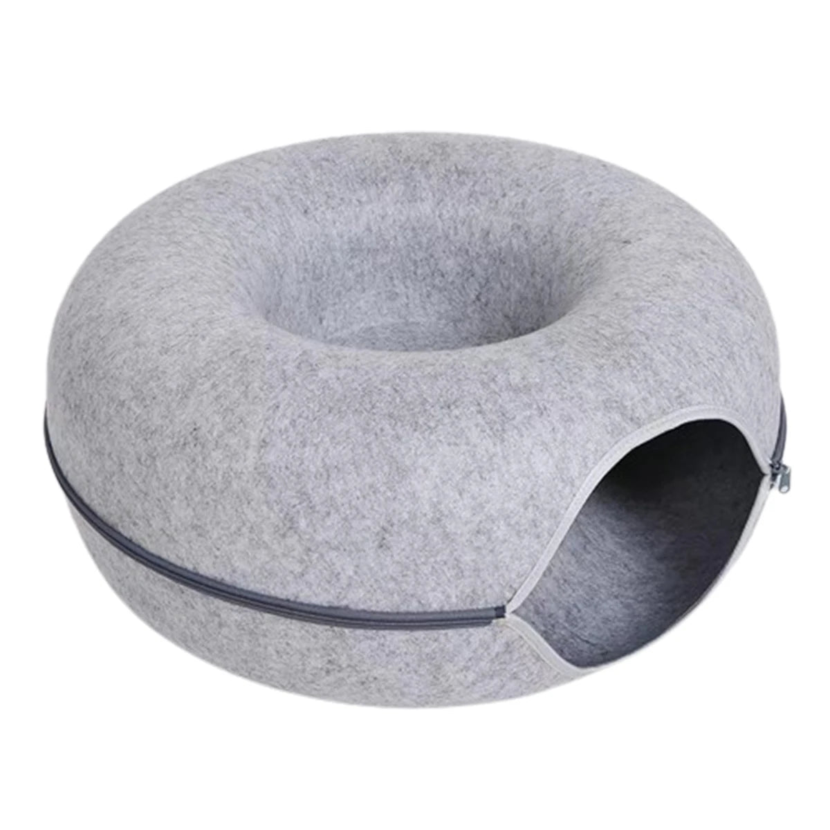 Donut Cat Tunnel Bed & Interactive Toy