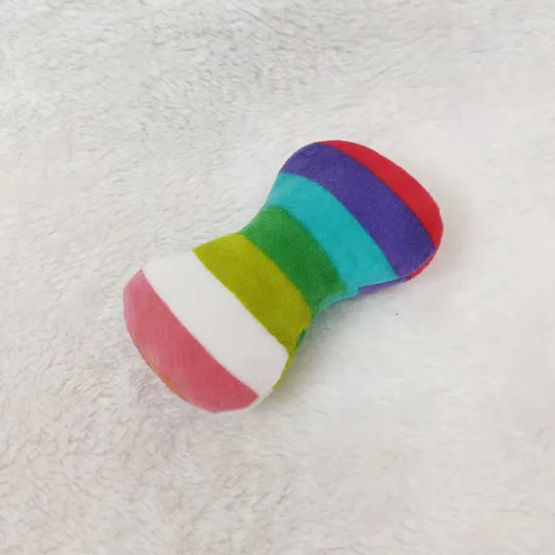 Plush Squeaky Bone Dog Toy