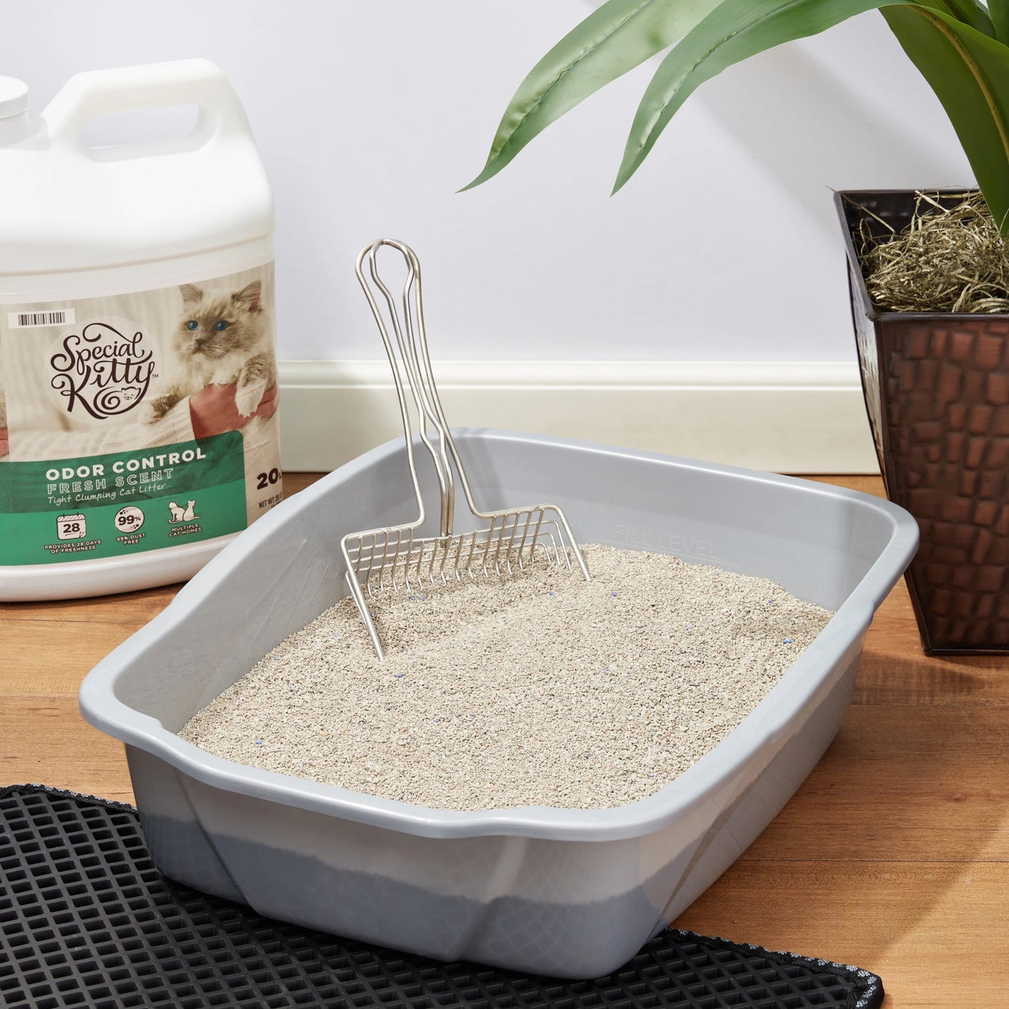 4-Pack Clumping Clay Cat Litter (Fresh Scent)