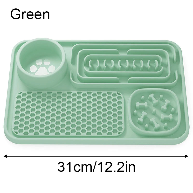 Silicone Slow Feeder & Lick Mat with Suction cups
