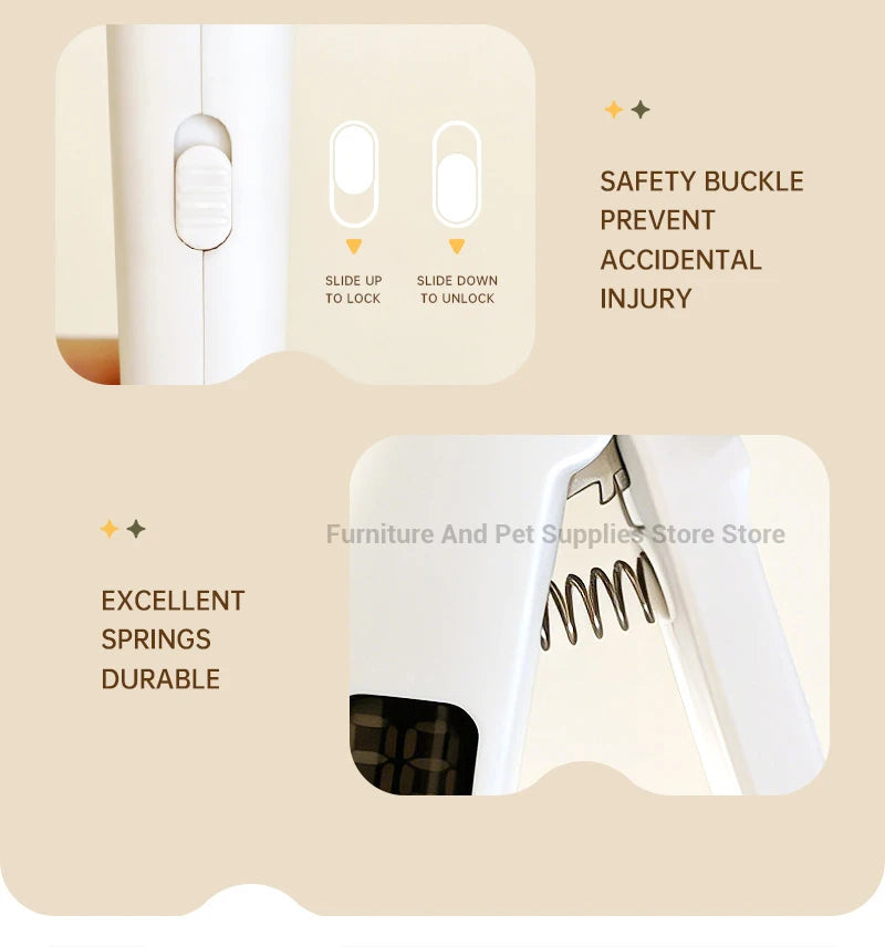 2-in-1 Electric Pet Nail Grinder & Trimmer
