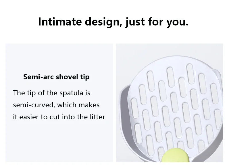 Self-Cleaning Cat Litter Scoop with Holder