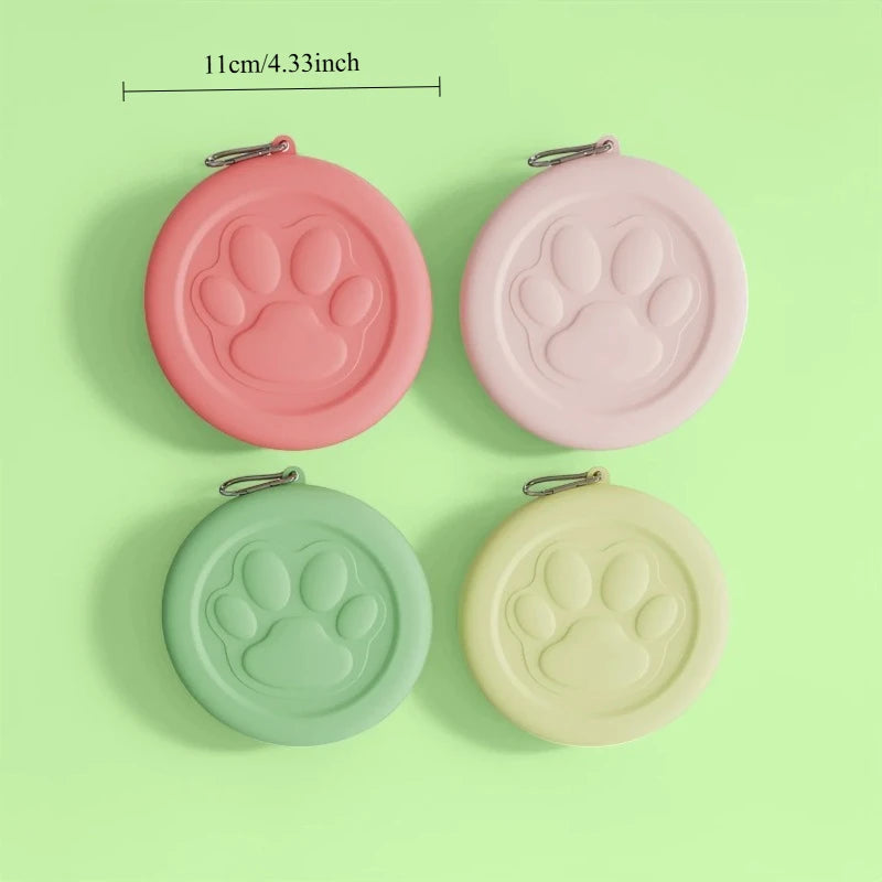 Portable Outdoor Dog Food & Snack Storage Bowl