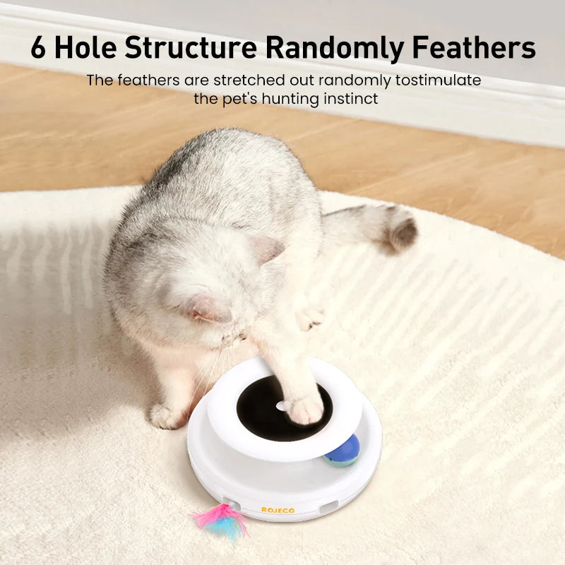 2-in-1 Automatic Interactive Pet Toy Set